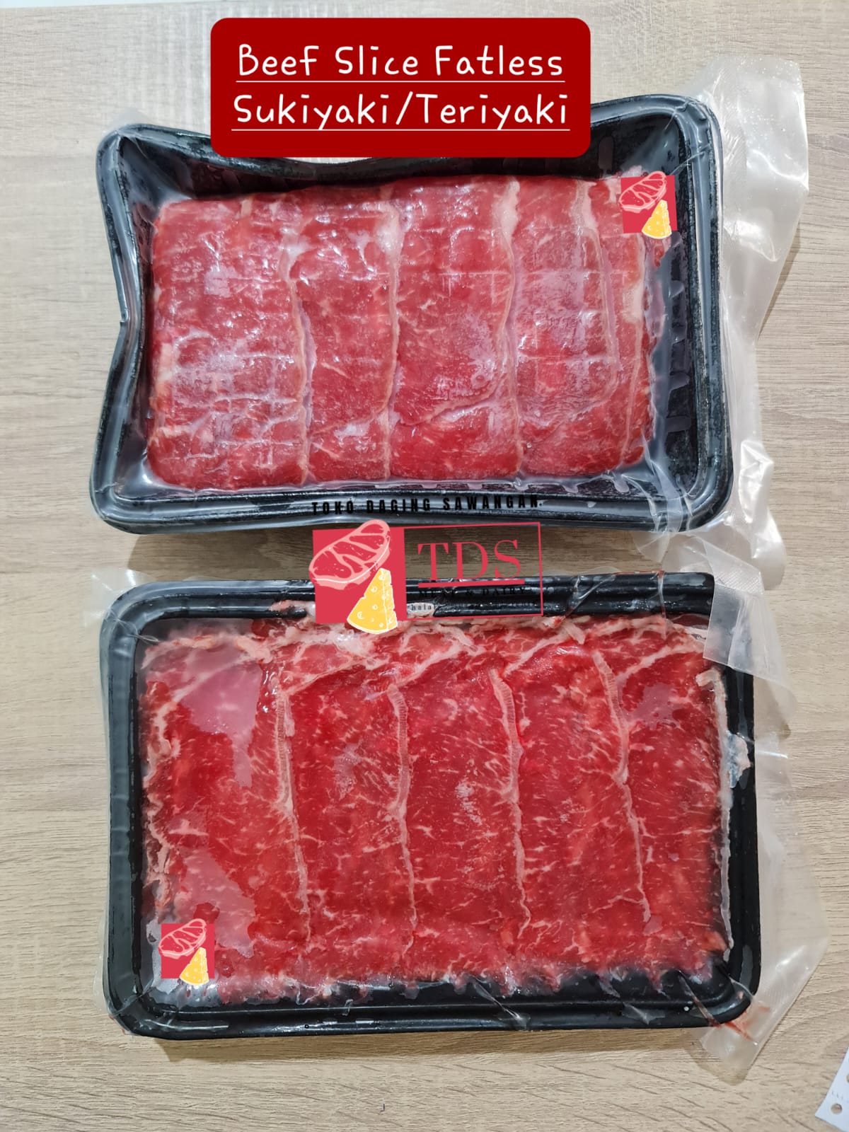 BEEF SLICE FATLESS (SUKIYAKI) 500 GR
